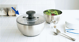  OXO ステンレス サラダスピナー 大<!--掲載終了日:2009/05/07--> 