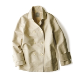 ＜ディノスdinos＞ イタリア素材 リネン混 オックスフォード 二重織りコート画像