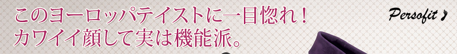 このヨーロッパテイストに一目惚れ！カワイイ顔して実は機能派。