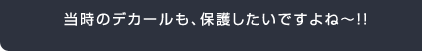 �����̃f�J�[�����A�ی삵�����ł���ˁ`!!