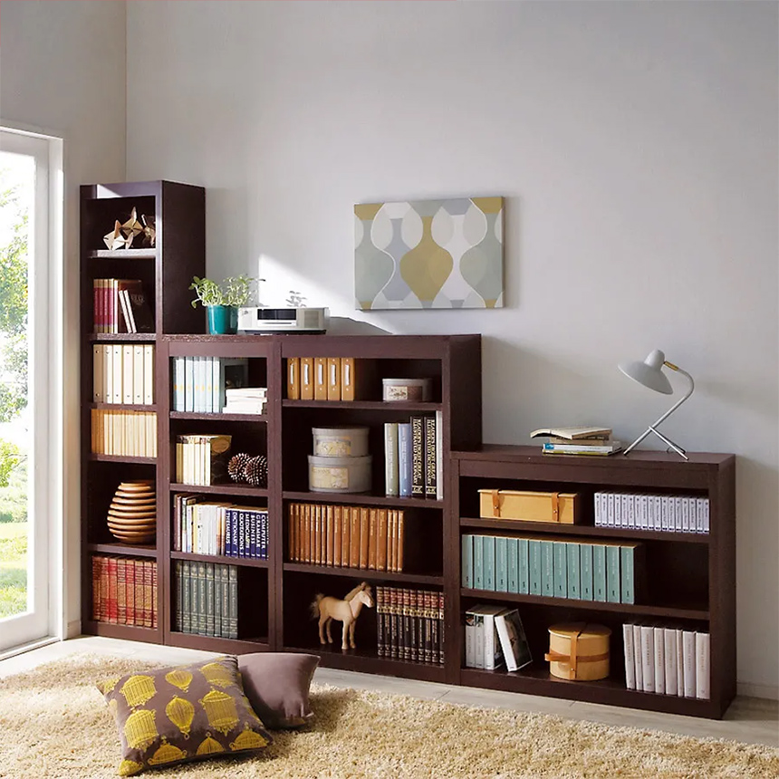 オープニング大セール】 ワイドシェルフ オープンラック 棚7段 絵本