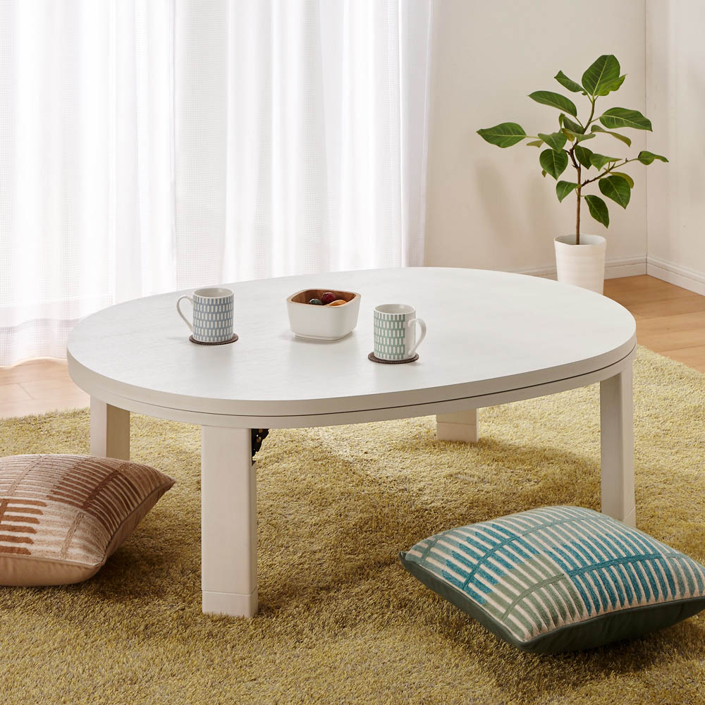 dショッピング |家具 収納 こたつ こたつ布団 こたつテーブル 【だ円形 