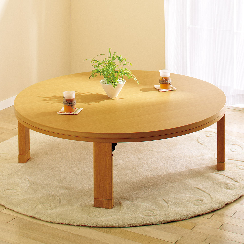 円形】径120cm ナラ天然木折れ脚まぁるいこたつ 丸形 通販 - ディノス 円形】径120cm ナラ天然木折れ脚まぁるいこたつ 丸形 通販 - ディノス