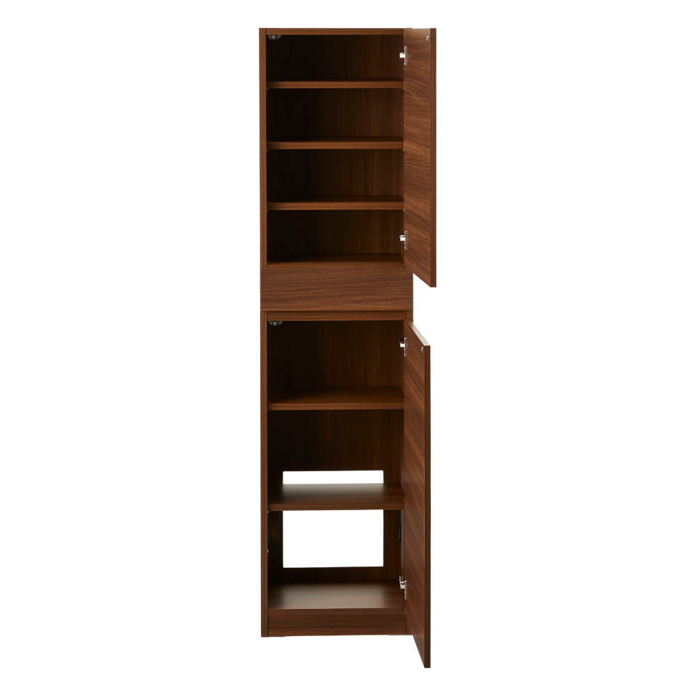 上品なスタイル 本棚 収納 家具 ラック 644501 幅39.5cm 扉オープンタイプ 収納庫 書斎壁面収納シリーズ DVDラック CDラック シェルフ - 収納