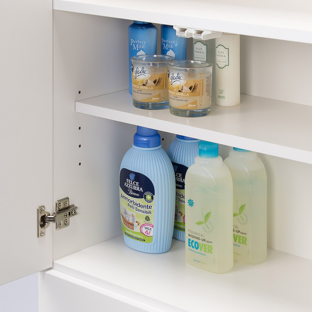家具 収納 トイレ収納 洗面所収納 組立不要 天井まで使える薄型サニタリーチェスト 奥行31.5cmタイプ・幅40cm 690210 |  カテゴリ：トイレ・洗面所収納の販売できる商品 | ディノス (0311236409497)|ドコモの通販サイト - dショッピング