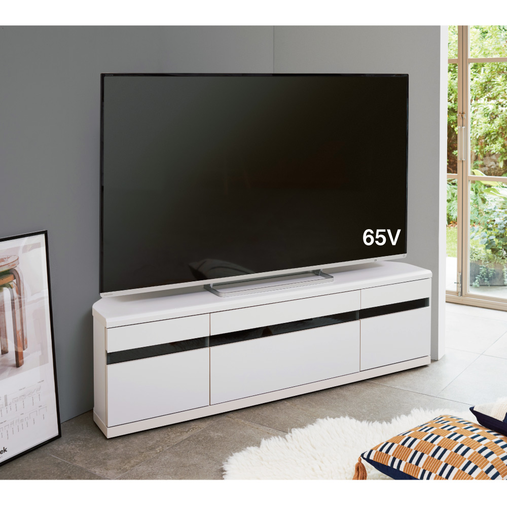 dショッピング |家具 収納 リビング収納 テレビ台 コーナーテレビ台 大型テレビが見やすいスイングコーナーテレビ台 幅150cm 691103