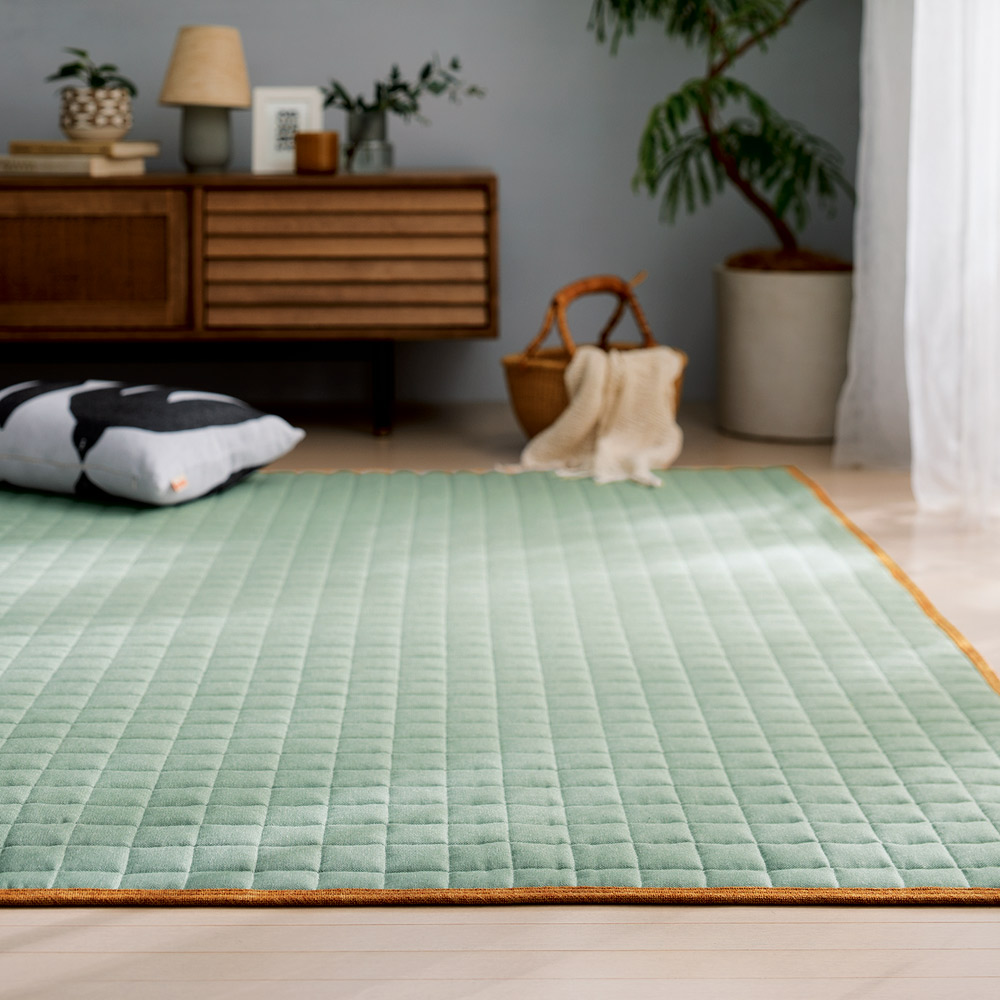 湿気対策さらさらコットンキルトラグ 通販 - ディノス