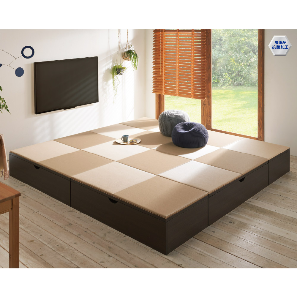 まとめ) 防ダニ・抗菌シート 〔3畳用 180×270cm〕 カーペット 畳 下敷き用 カット可 日本製 〔×40個セット〕 