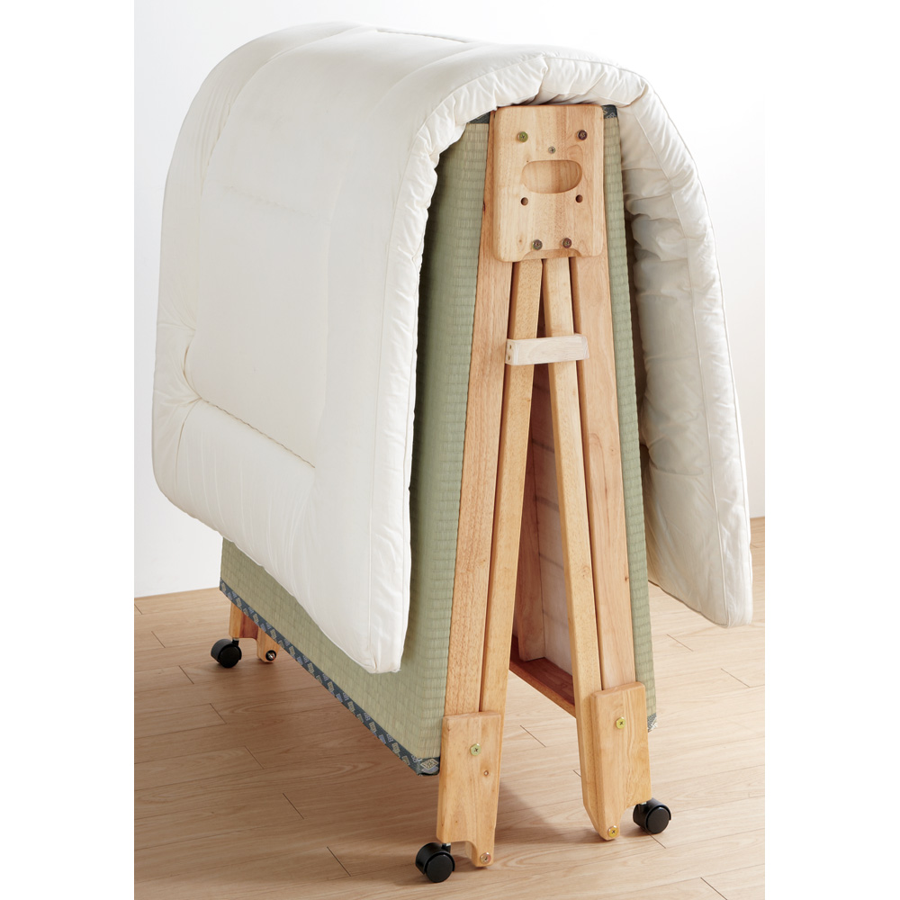 ≪シングル・ハイタイプ≫ 畳空間を簡単に演出できる折りたたみベッド  