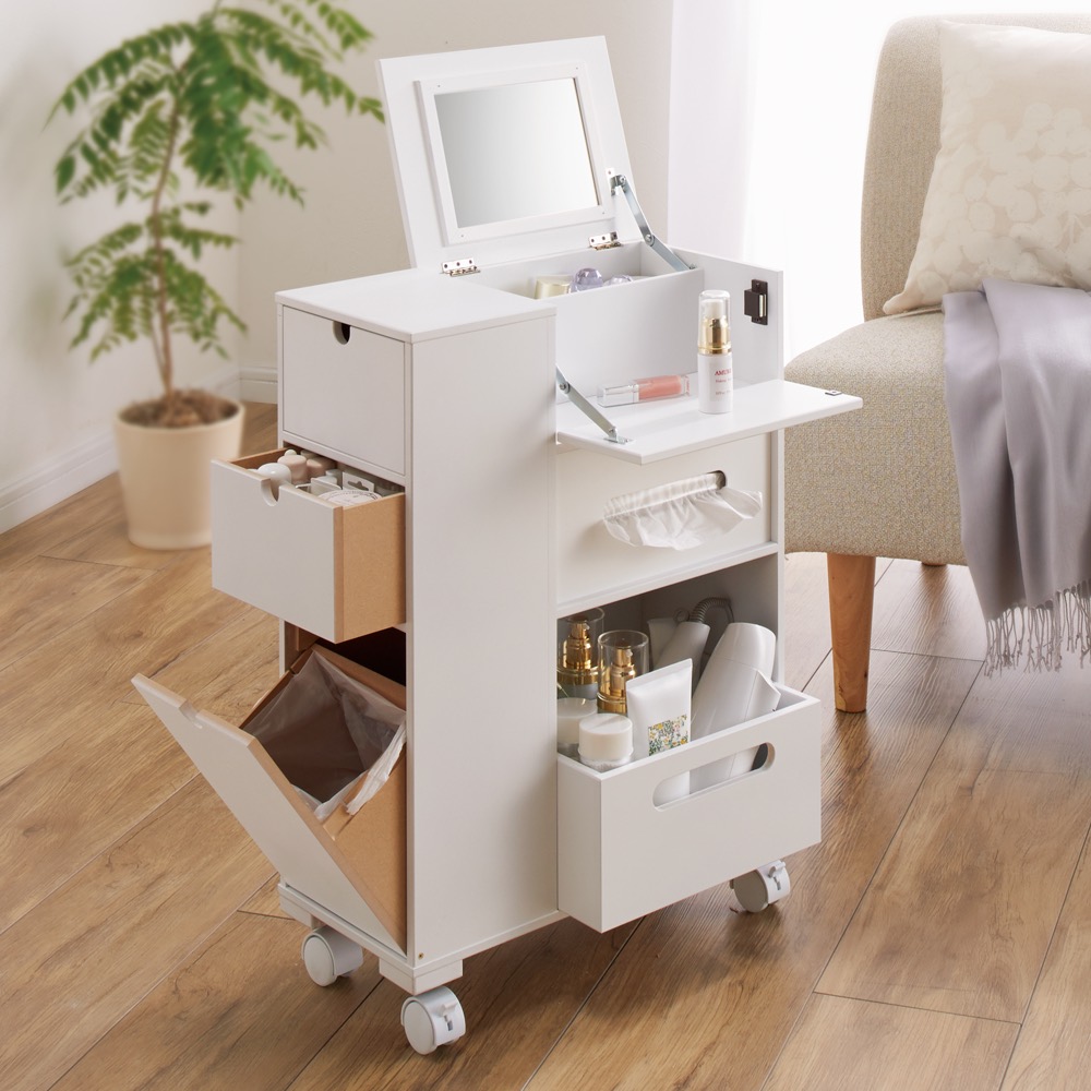 千鳥格子スツール 奥行30cm スリムタイプ