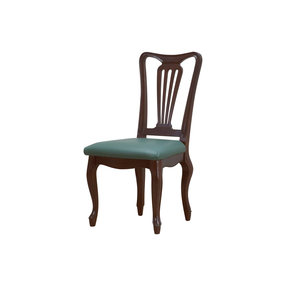 イギリスマホガニー椅子ハープデザインアンティーク