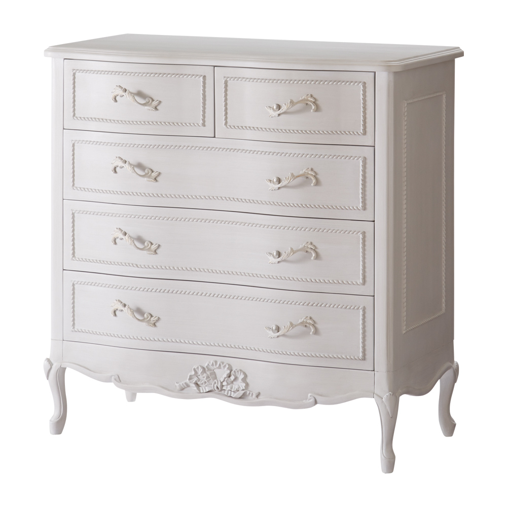 ローチェスト・ホワイト家具・フレンチカントリー・猫脚 【公式通販】