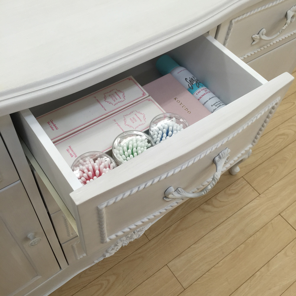 シャビーシック ホワイト コレクション フレンチ収納家具シリーズ