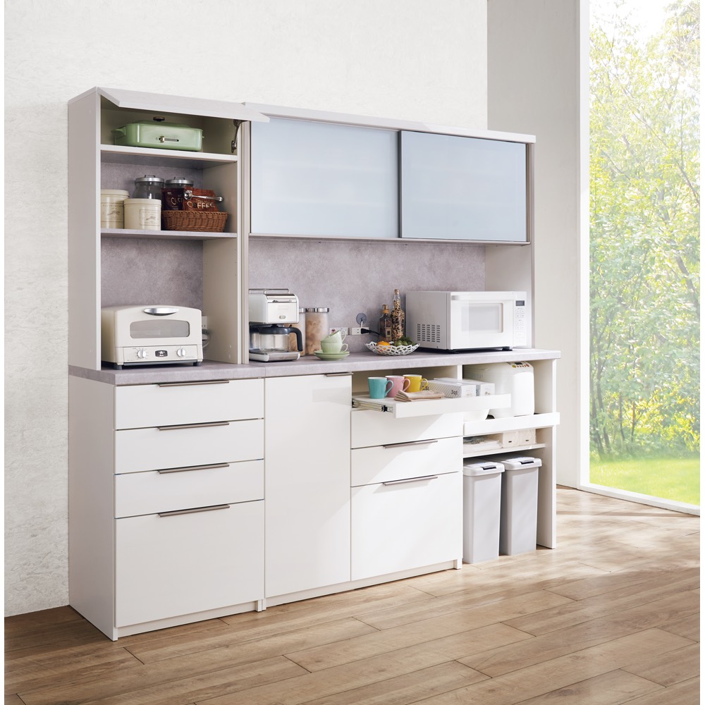 Pamouna パモウナ キッチンボード 幅160 セラミカネロ 収納 K095 パモウナ］ キッチンボード ID IDA－1602R CN