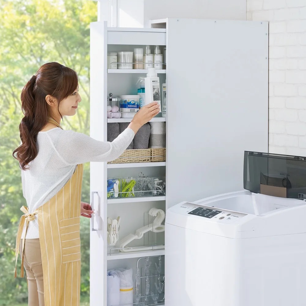 ボックス付きリバーシブル すき間収納庫 幅17cm奥行58cm 通販 - ディノス ボックス付きリバーシブル すき間収納庫 幅17cm奥行58cm 通販 - ディノス