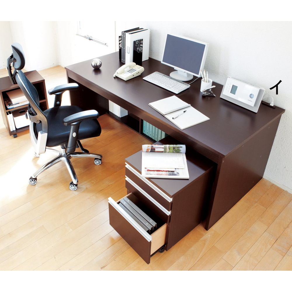 書斎 デスク 事務机 幅145mm 書斎 デスク 事務机 幅145mm