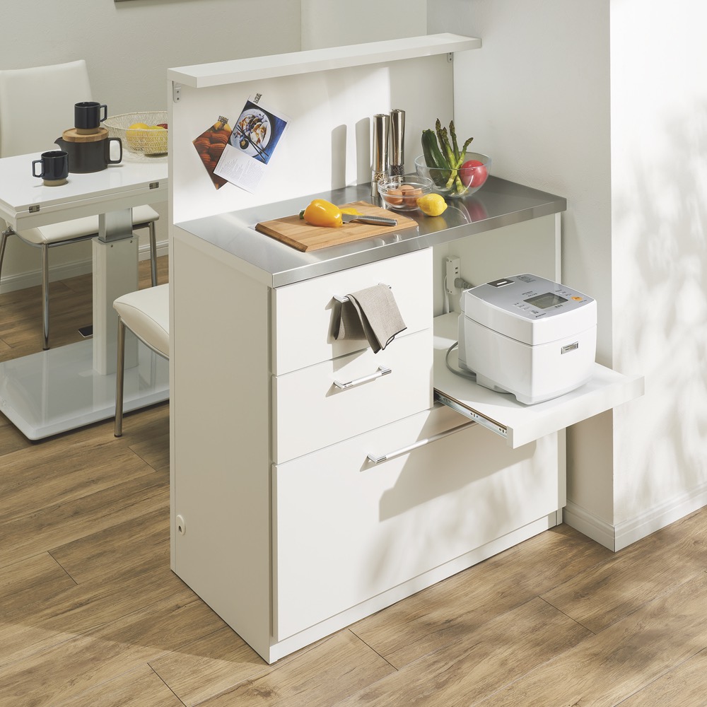 ディノス　食器棚　キッチンボード　手元が隠せる間仕切りカウンター2個セット ディノス食器棚キッチンボード手元が隠せる間仕切りカウンター2個セット