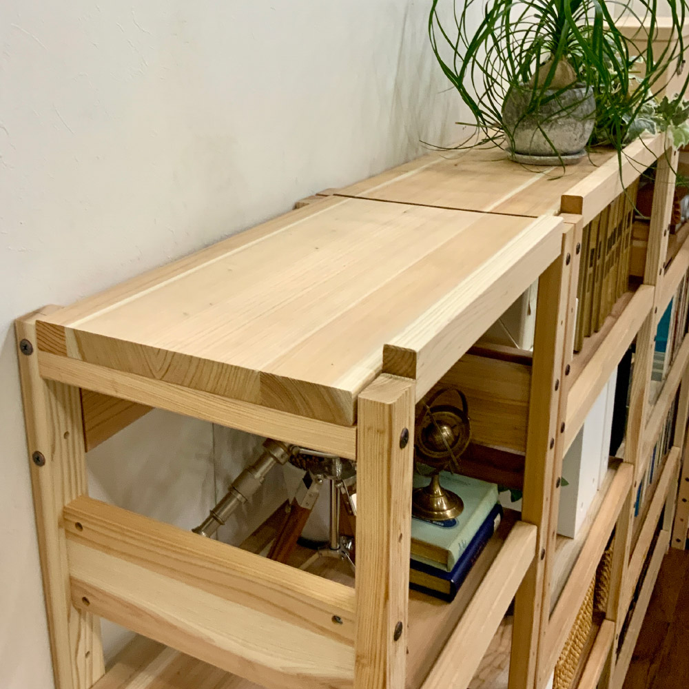 日田杉 天然木頑丈ラック 幅150cm ディノスANAmall店