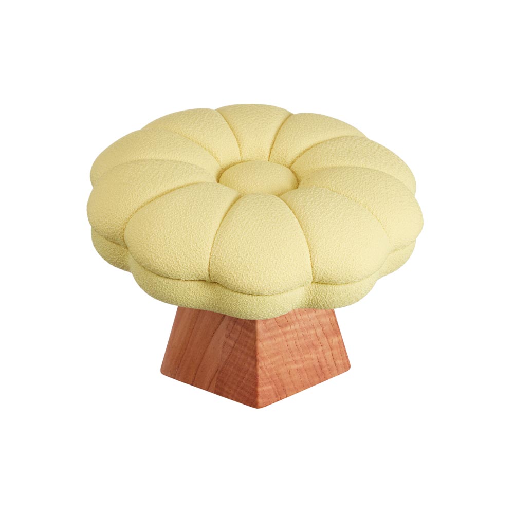 センダン天然木モナカ正座椅子 菊 高さ18cm・19cm幅26cm奥行26cm スツール 丸椅子 椅子 チェア 525710