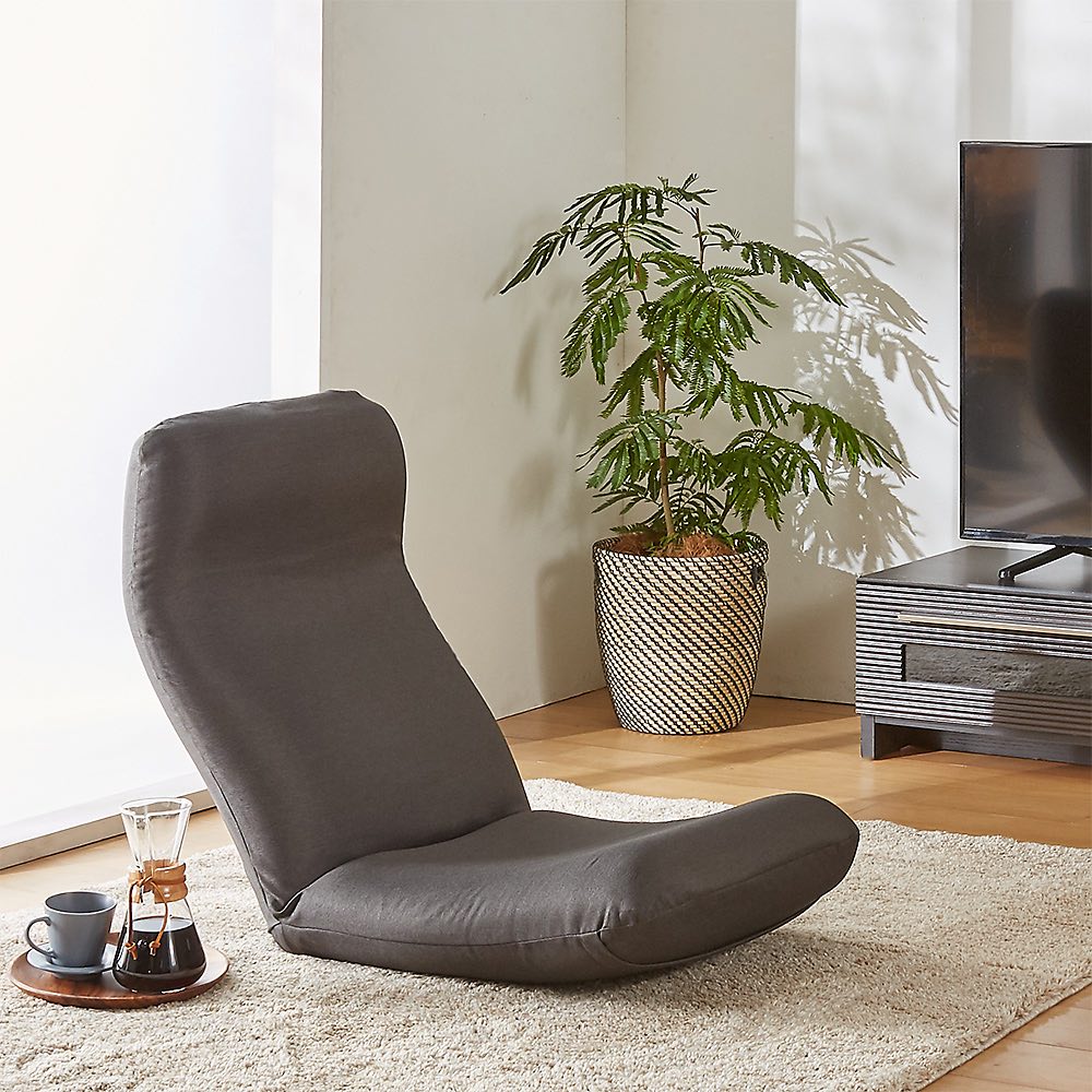 腰にやさしいリラックスチェアV Mサイズ・幅49cm 座椅子 椅子 チェア 526001