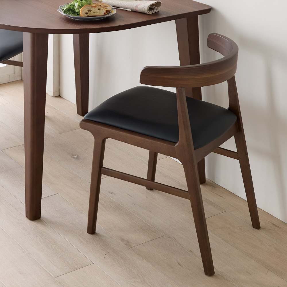 ハーフアームチェア 1脚 アームチェア 椅子 チェア 526307