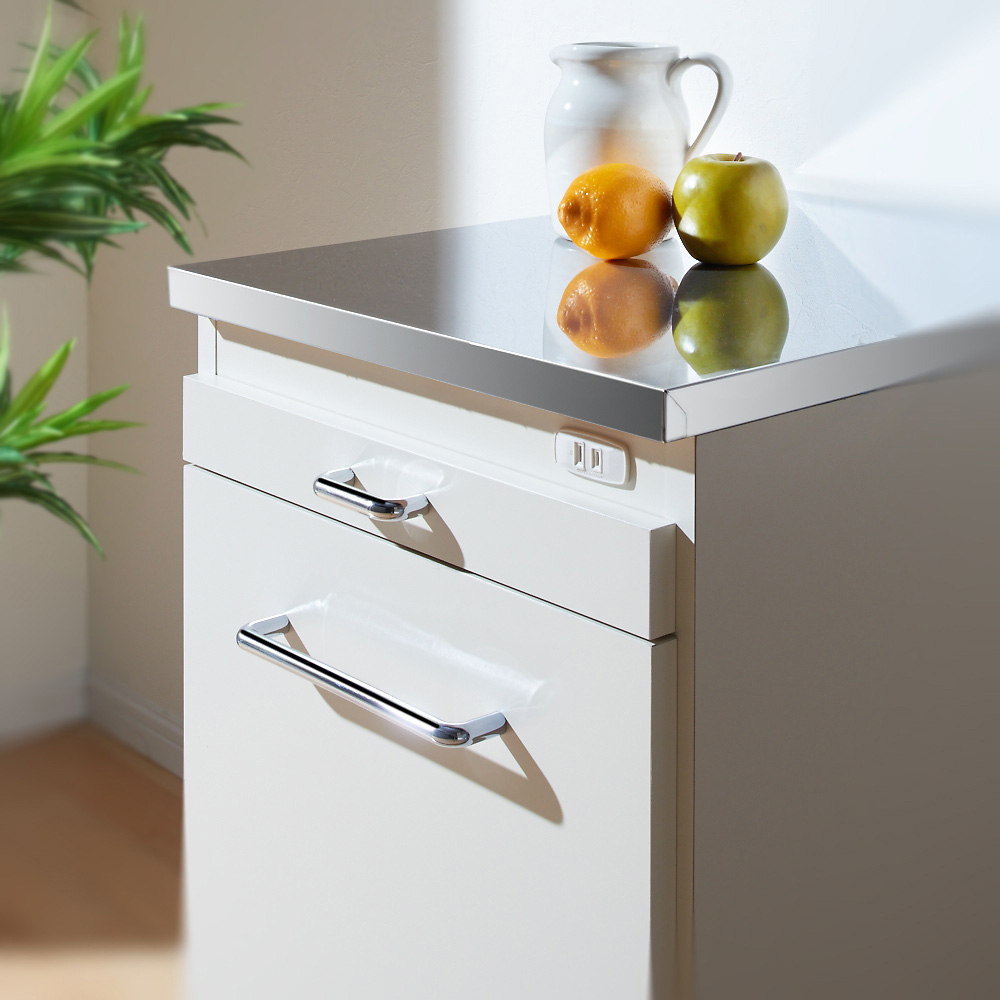 キッチンストッカー ステンレス天板隙間収納 Amazon｜ディノス キッチン収納 キッチンストッカー 隙間収納