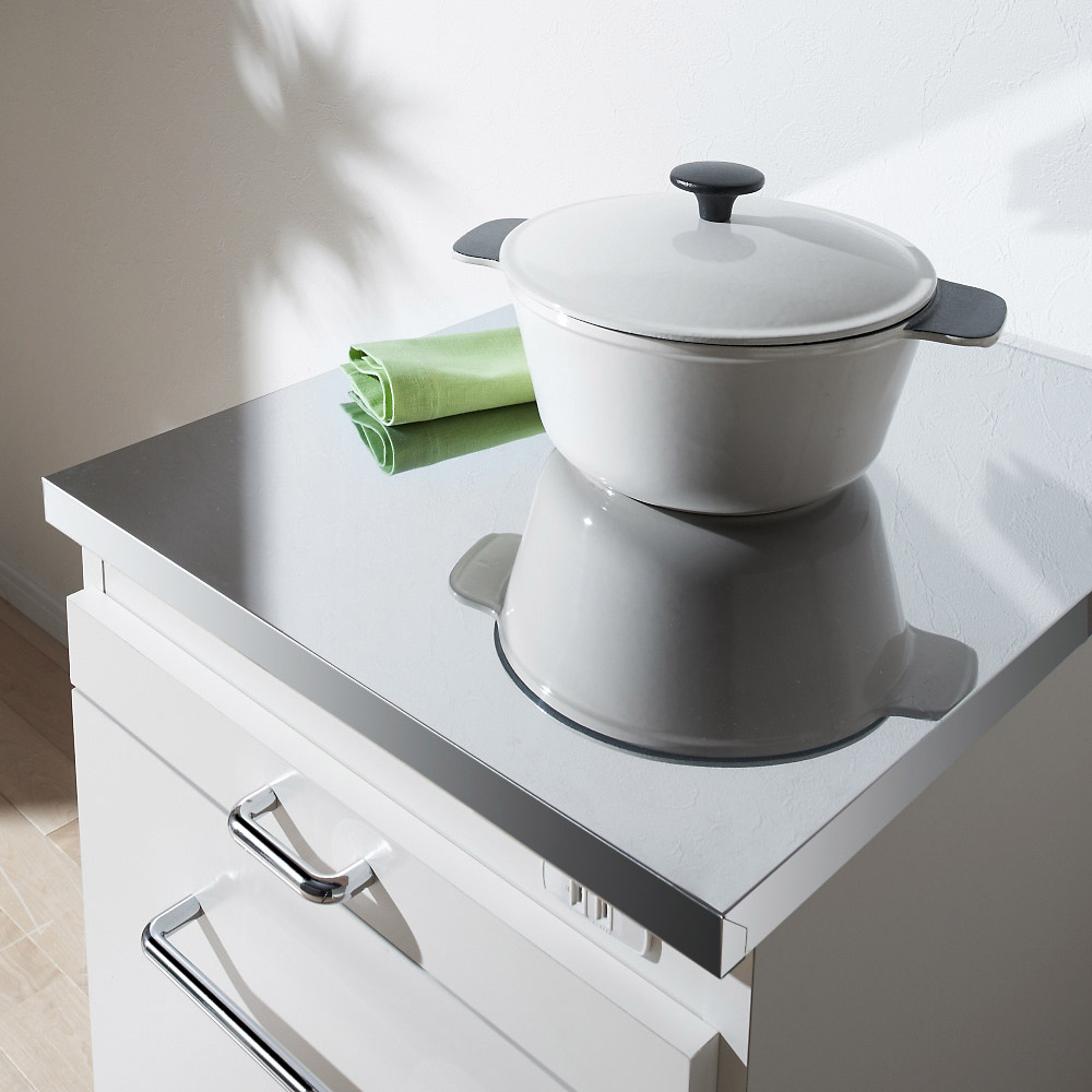 幅25奥行55cm］ ステンレス天板隙間収納 スライドタイプ 完成品 日本製