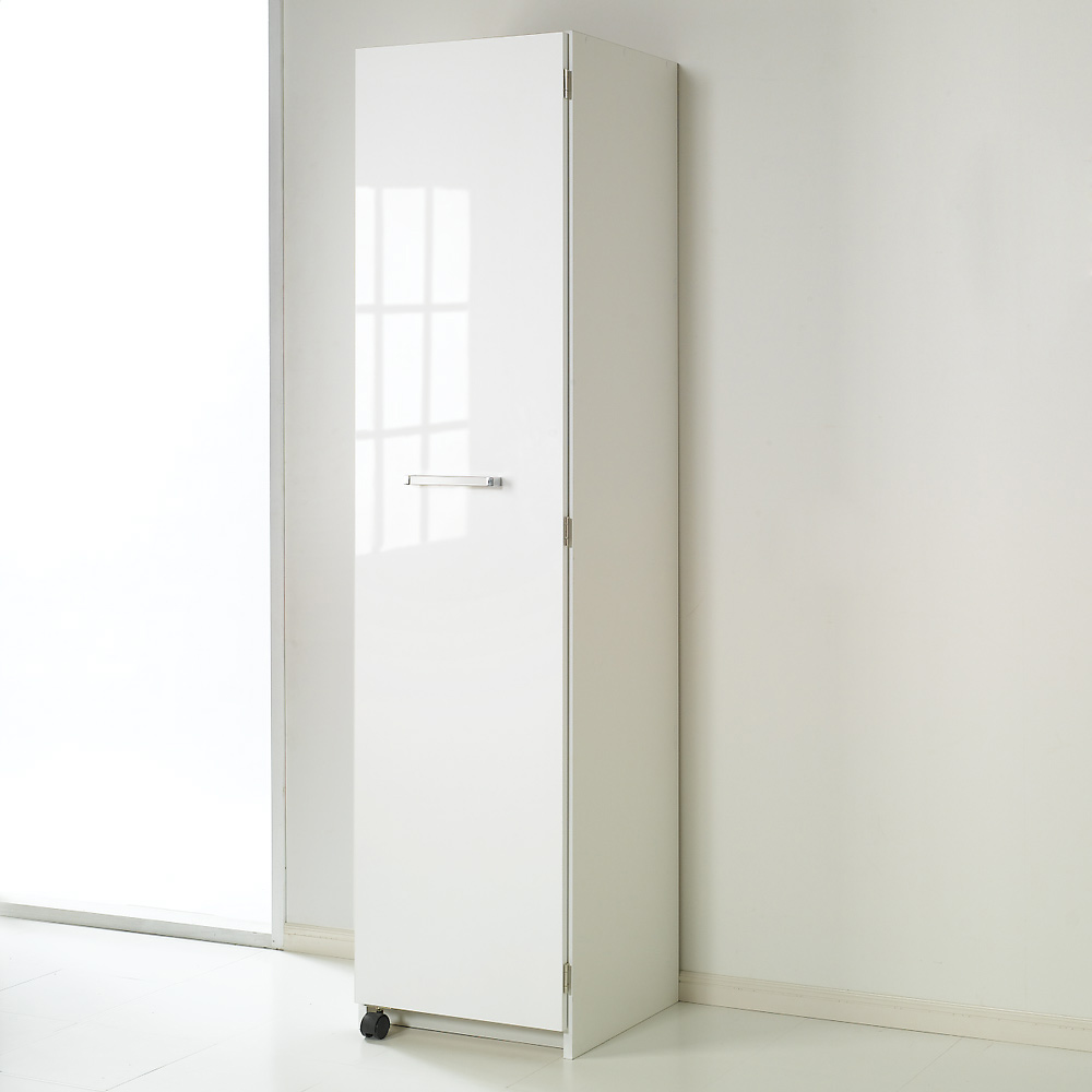 大容量なのに探しやすい!ドアポケット付きキッチンストッカー 幅45cm キッチンストッカー 隙間収納 キッチン収納 527310