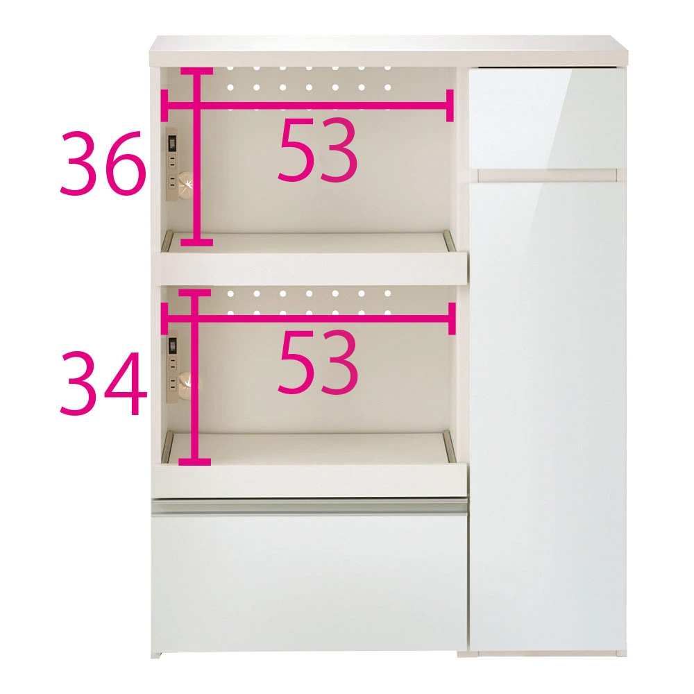 キッチンカウンター 家電収納 幅90cm 奥行50cm ダークブラウン キッチン収納 大量収納 ステンレス天板 キャスター付 キッチンカウンター 家電収納 幅90cm 奥行50cm ホワイト キッチン収納