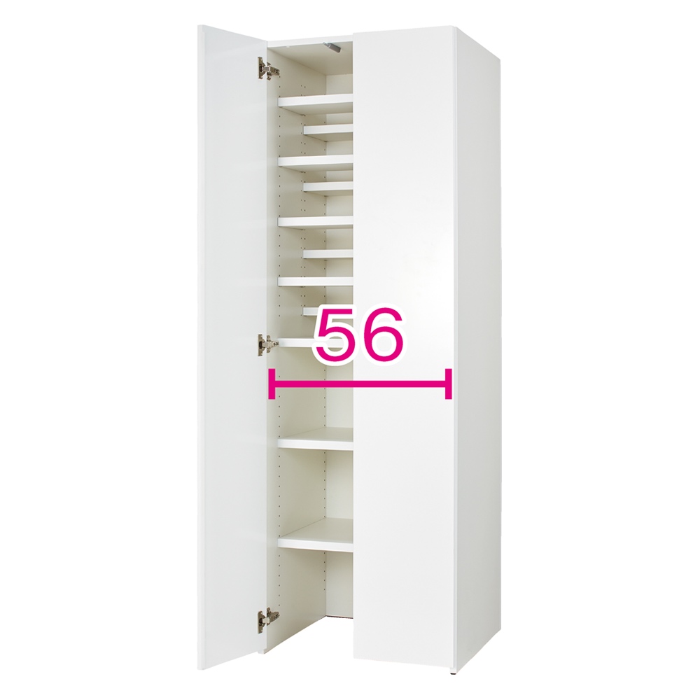 間仕切りキッチンパントリー パントリー 幅60奥行56高さ180cm パーテーション 間仕切り リビング収納 528527