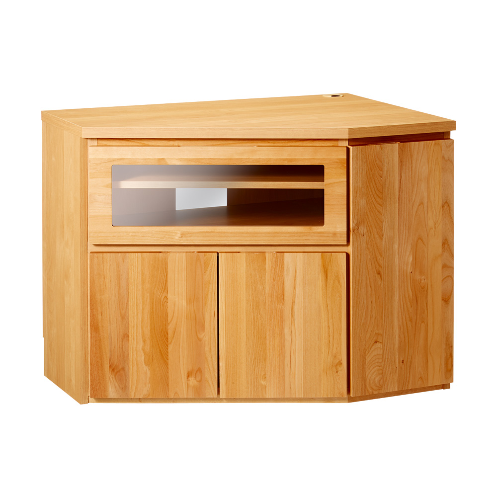 テレビ台 右コーナー用 幅90高さ70cm 【見やすいリビングボードシリーズ】 コーナーテレビ台 テレビ台 テレビボード 529004