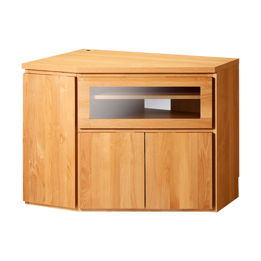 テレビ台 左コーナー用 幅90高さ70cm 【見やすいリビングボードシリーズ】 コーナーテレビ台 テレビ台 テレビボード 529005