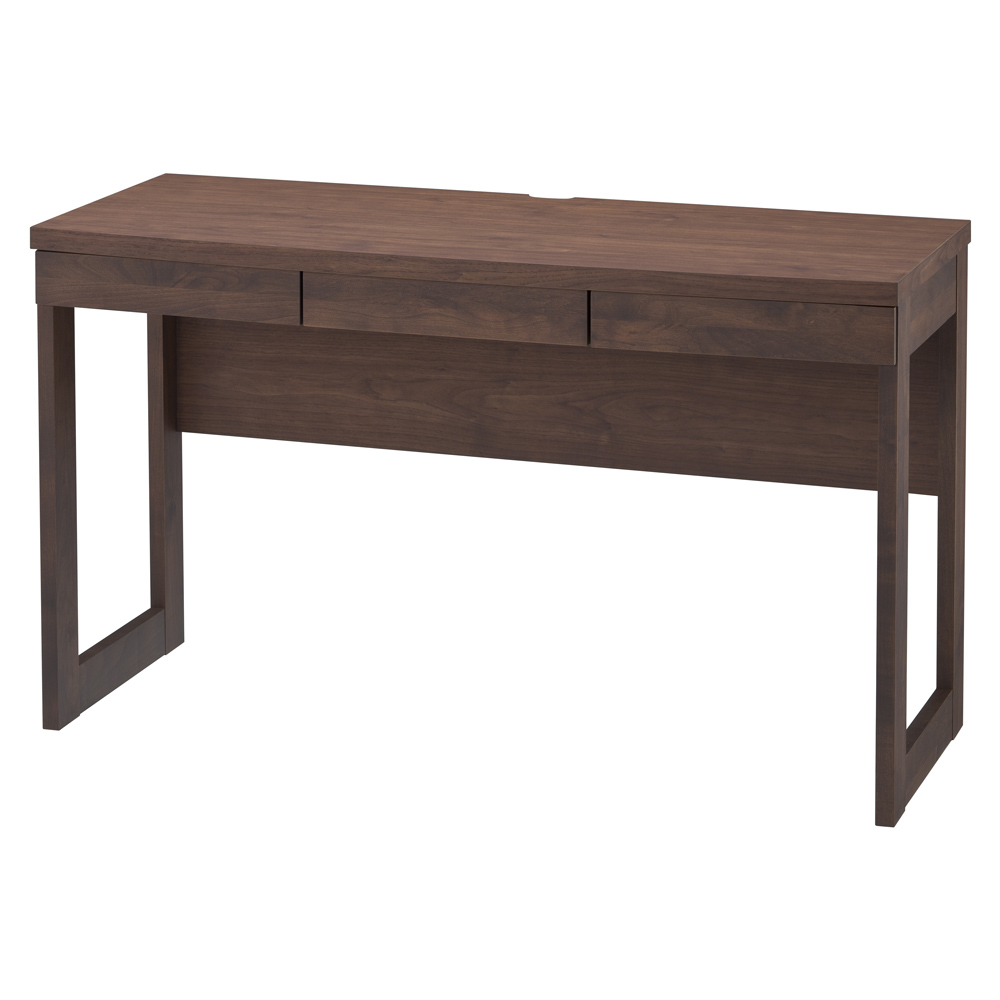 アルダー天然木 アールデザインデスクシリーズ デスク・幅120.5