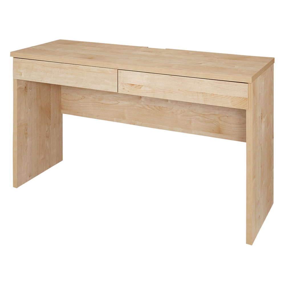 天然木調 配線すっきりデスクシリーズ デスク・幅120奥行45cm オフィス 事務 書斎机 机 529502