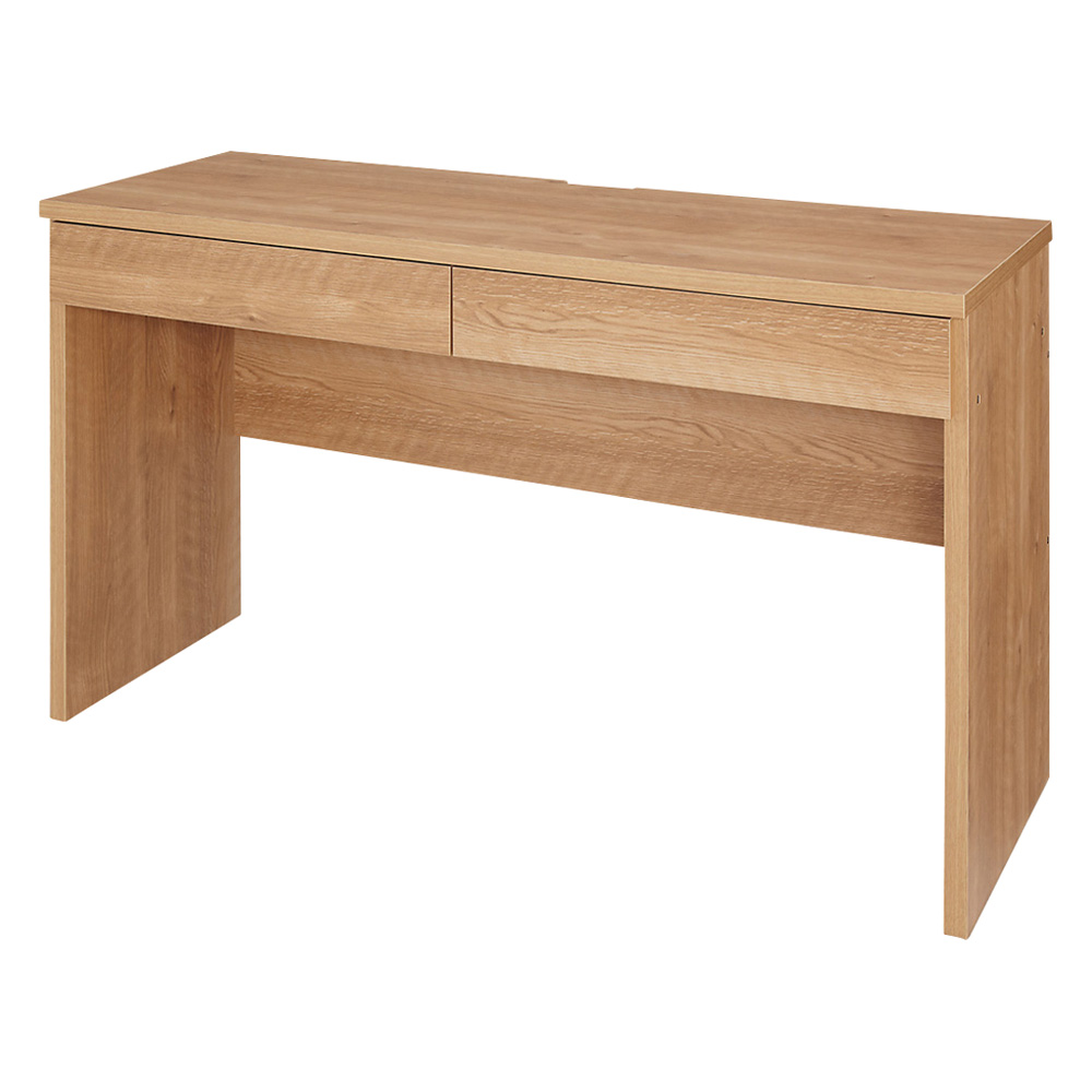 天然木調 配線すっきりデスクシリーズ デスク・幅120奥行45cm オフィス 事務 書斎机 机 529502