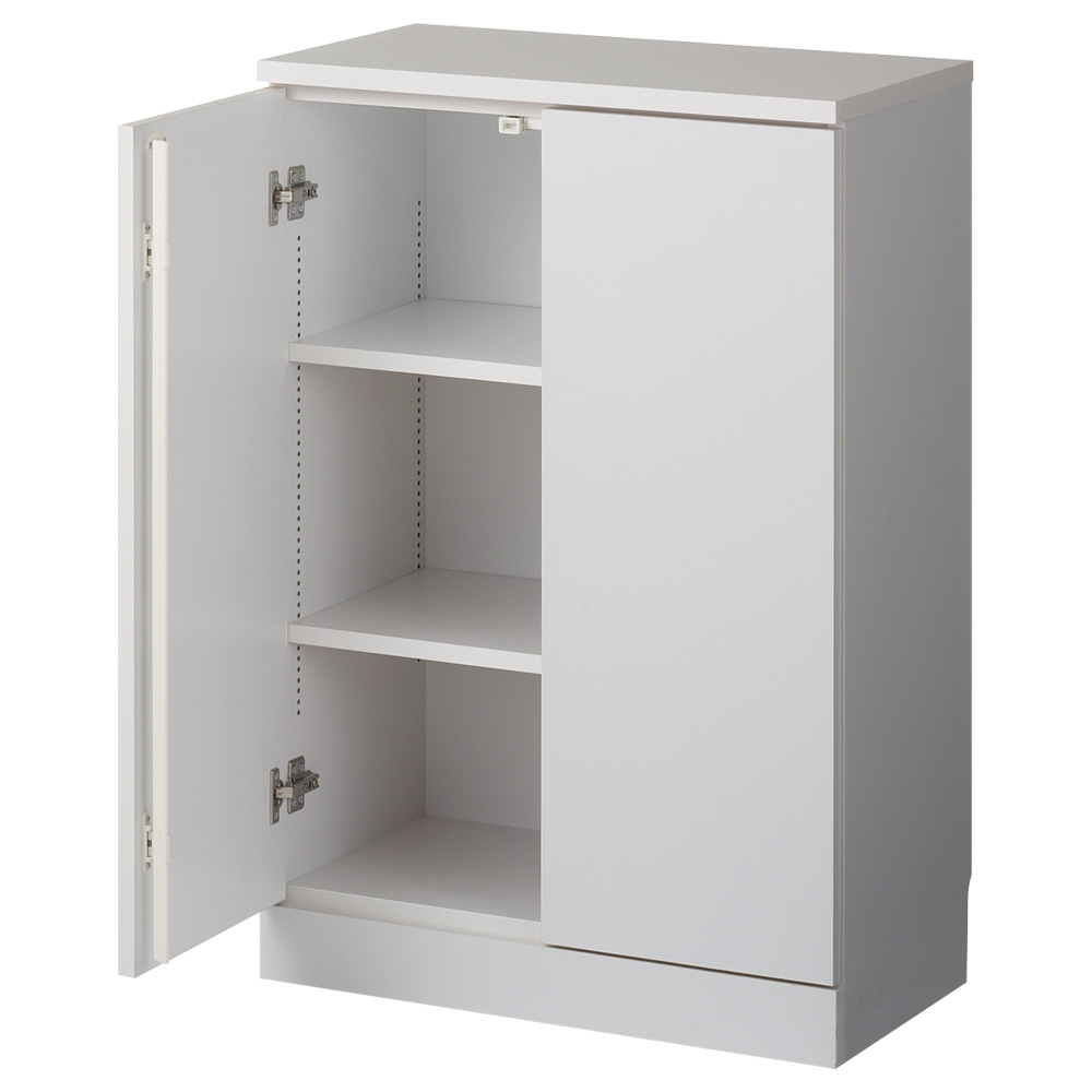 1cmピッチ薄型窓下収納庫 【幅58奥行31.5cm】 キッチンカウンター下収納 キッチン収納 529526