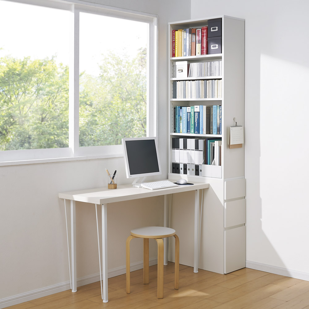 デスクサイド 収納ラック シェルフ ≪高さ180cm≫ 【公式通販】