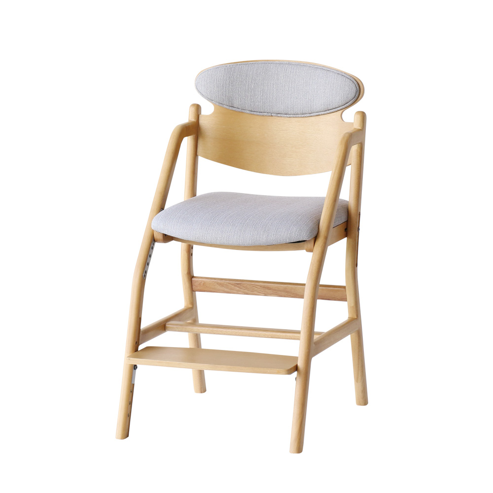 組立不要 頭のいい子を目指す子供チェア プレミアム 幅45.5cm奥行50cm-58cm高さ85cm 子供用学習椅子 キッズチェア 子供部屋 キッズ収納 家具 529611