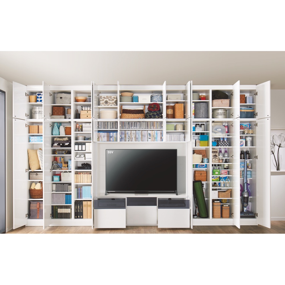 テレビ台&収納 IRIS OHYAMA テレビ台 ローボード おしゃれ 収納 tv台 木製 tv