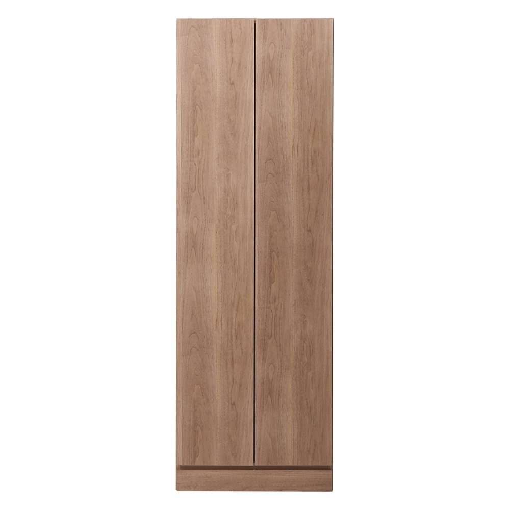 壁面間仕切りワードローブ ハンガーラック2段・幅60cm パーテーション 間仕切り リビング収納 531610