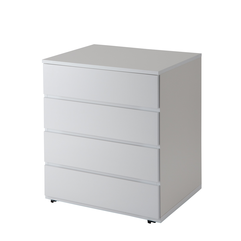 収納量でも奥行が選べる隠しキャスター付きチェスト 5段・高さ105cm幅90cm奥行60cm 押入れ クローゼット収納 衣類収納 532012