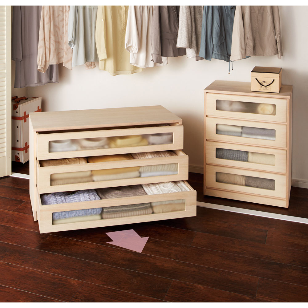 ディノス 桐チェスト クローゼット用 キャスター付き 楽天市場】奥行が