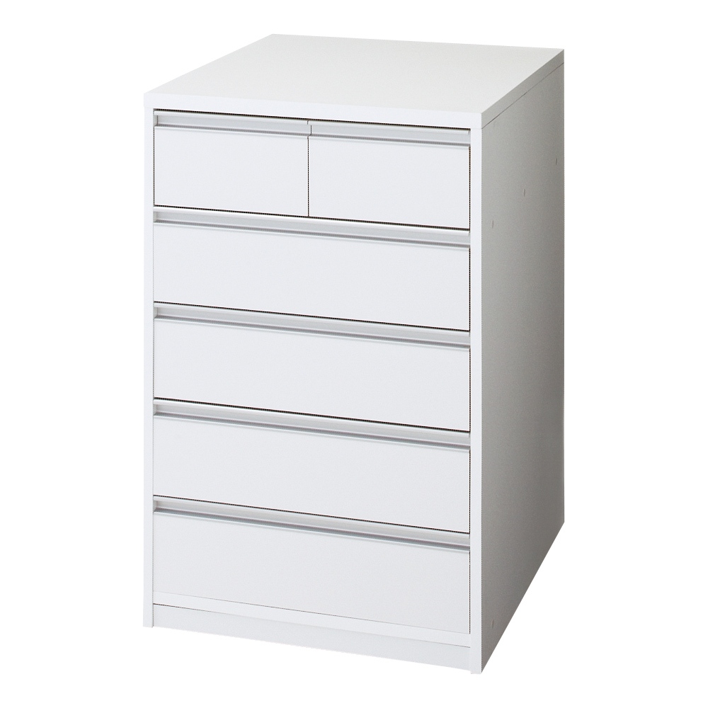 奥行が選べる隠しキャスター付きチェスト 深めのクローゼットタイプ