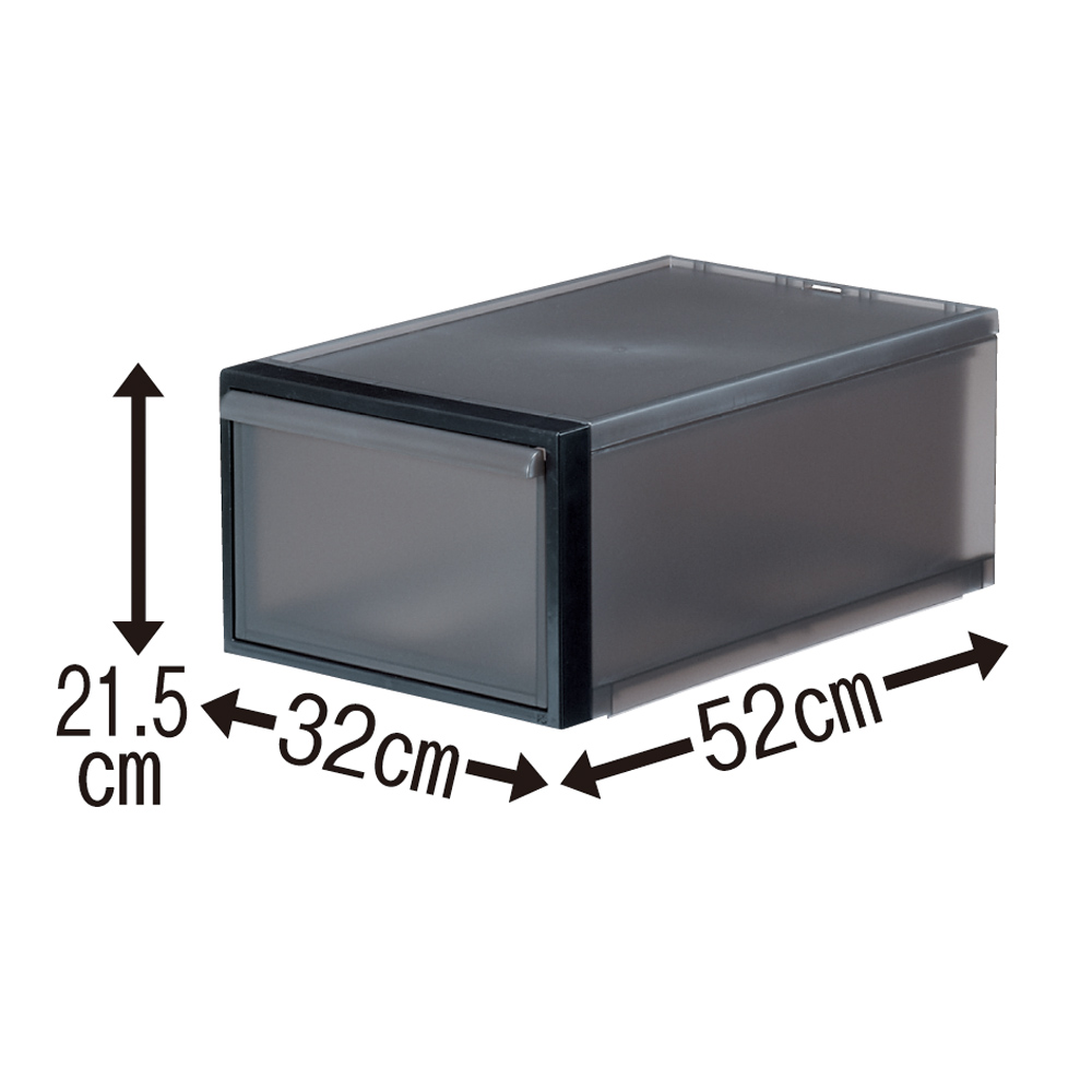 クローゼットシステム 引き出しタイプ 3個組 収納ボックス 小物収納 フリーボックス 532320