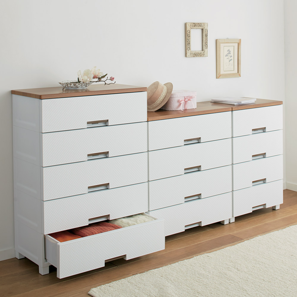 フィッツプラスメッシュ 幅55高さ144cm・7段 衣類 衣装ケース 収納ケース 衣類収納 532328