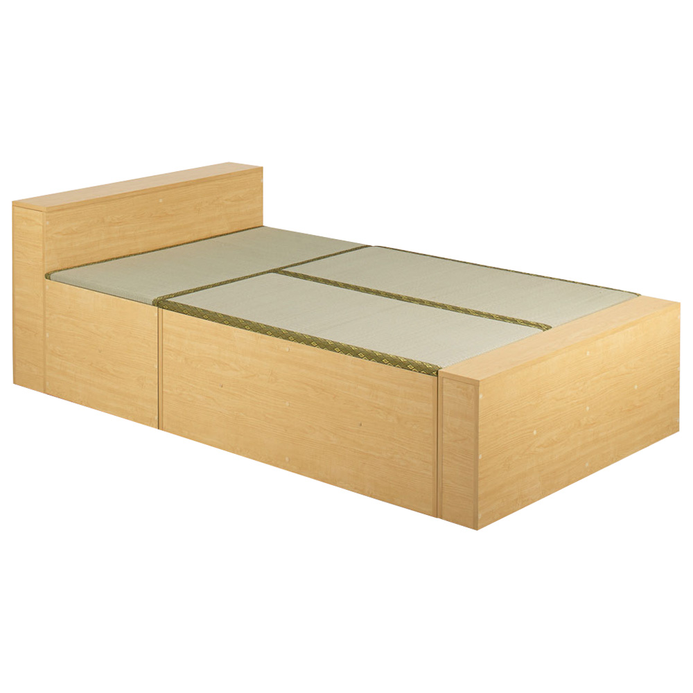 ユニット畳シリーズ ベッドセット 幅120奥行215cm 高さ45cm（本体高さ70cm） 畳ベッド ベッド 532738