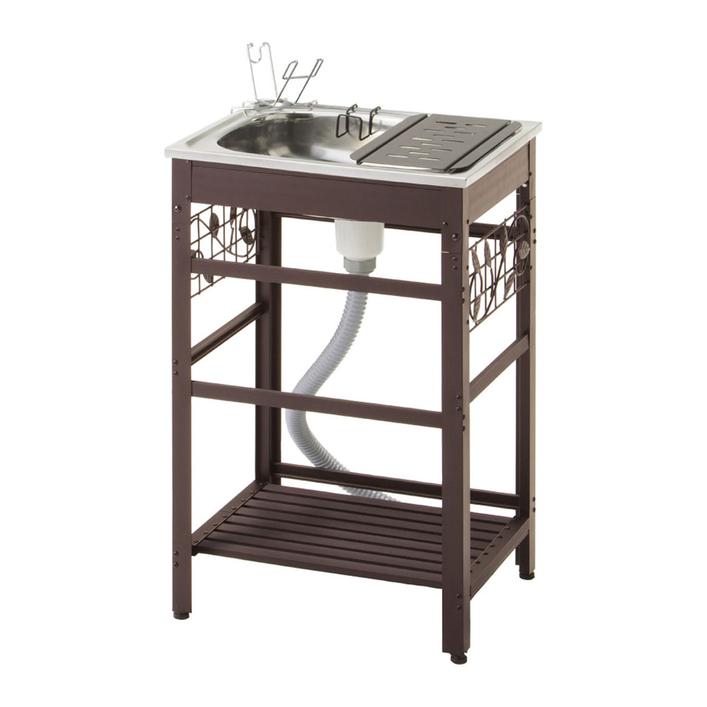 施工不要のモダンシンク 幅50cm ガーデニングツール 庭手入用品 532920