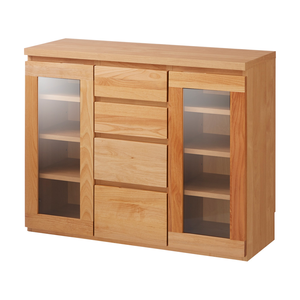 【ローチェスト】ソファダイニングから見やすいリビングボードシリーズ 扉チェスト 幅90cm キャビネット リビングボード リビング収納 529008