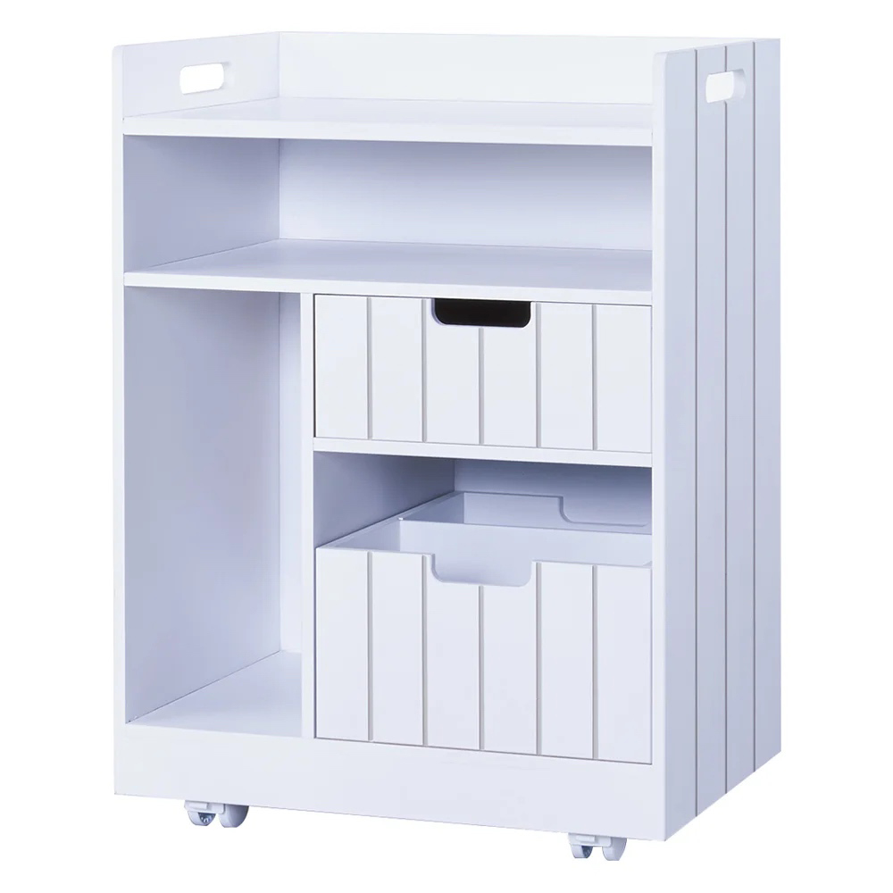 隠せるリビング整理ワゴン 収納タイプ 幅40cm 収納ボックス 小物収納 フリーボックス 529206