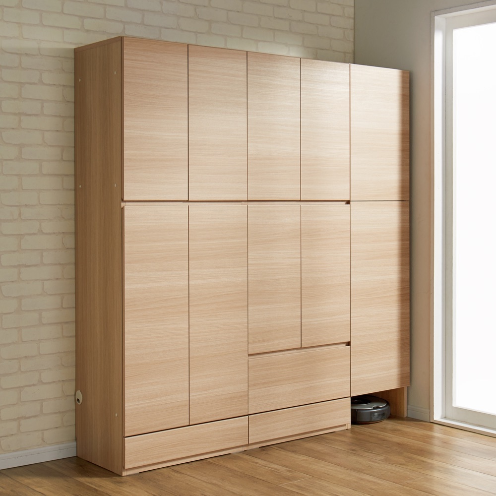 パモウナ社製】使いやすさを考えた美しいシステム収納 ユーティリティ